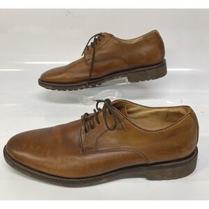 Warfield & Grand Brewer Dress Oxfords 12 Brown Mens Leather Round Toe